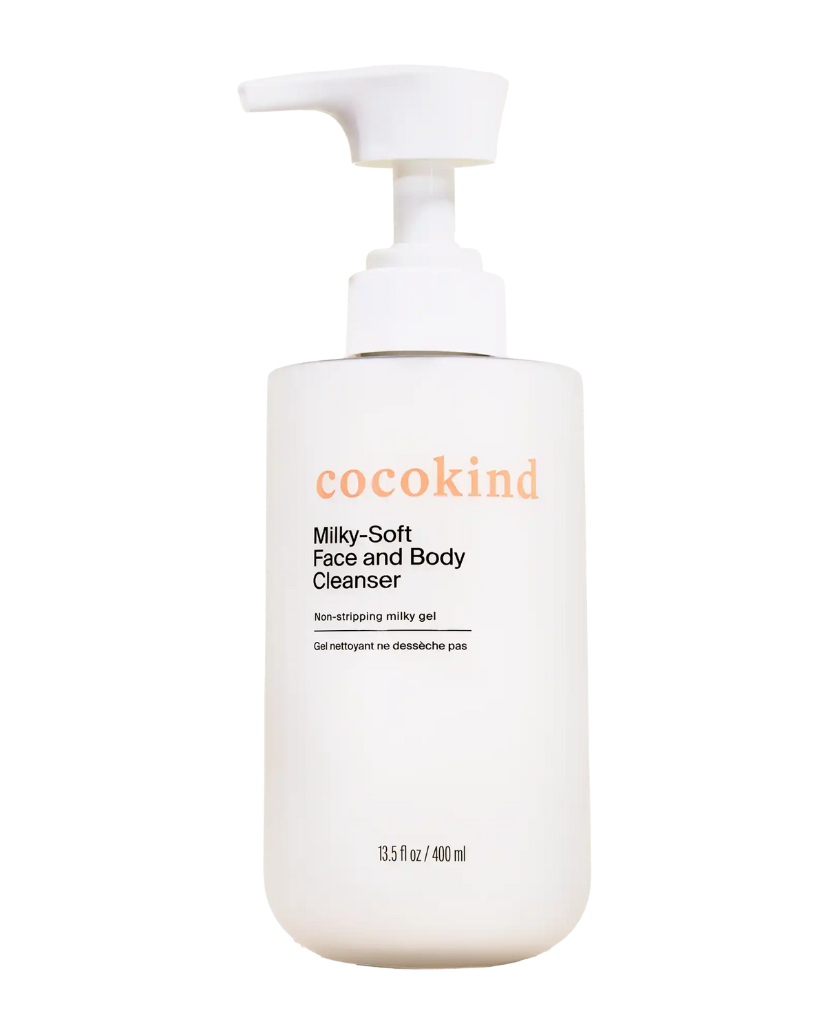 milky-soft face and body cleanser