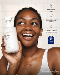 milky-soft face and body cleanser