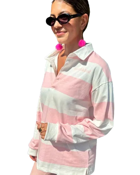 club kind pink polo